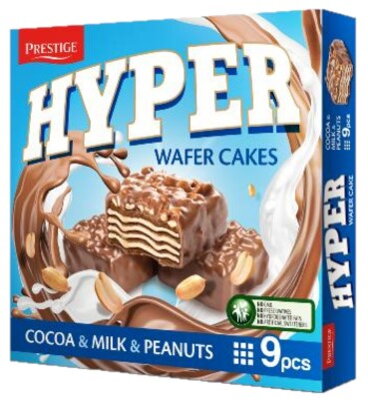 HYPER WAFER CAKE 167g mliečne keksy (exp.24/06/24)