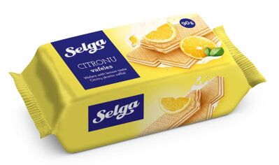 SELGA WAFERS 90g citrónové keksy