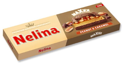 NELINA MAXXX 300g karamel/arašidy čokoláda (exp.07/05/24)