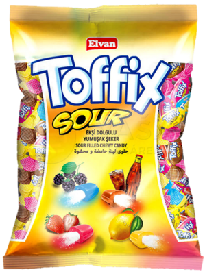 TOFFIX SOUR 1kg kyslé žuvacie cukríky