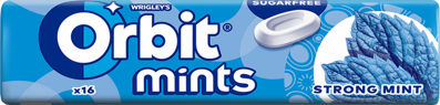 ORBIT MINTS 28g (strong mint) cukríky