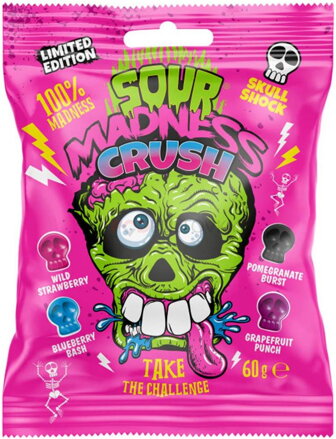 SOUR MADNESS RED 60g superkyslé cukríky