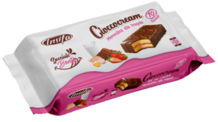 CIOCCOCREME 300g jahodové pečivo