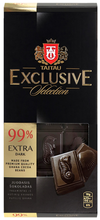 TAITAU EXCLUSIVE 90g   99% čokoláda 