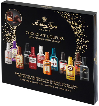 ANTHON BERG LIQUERS 187g likérové pralinky ANTHON BERG LIQUERS 187g likérové pralinky