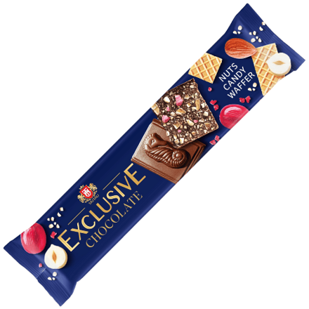 TAITAU EXCLUSIVE BLUE 45g karamel/mandle čokoláda  TAITAU EXCLUSIVE BLUE 45g karamel/mandle čokoláda