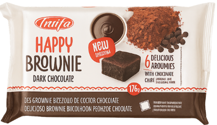 HAPPY BROWNIE 180g čokoládové pečivo HAPPY BROWNIE 180g čokoládové pečivo