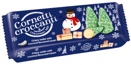 CHRISTMAS TREE 100g kokosové kornútky CHRISTMAS TREE 100g kokosové kornútky