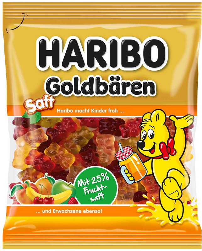 HARIBO MEDVEDÍKY SAFT 160g želé cukríky